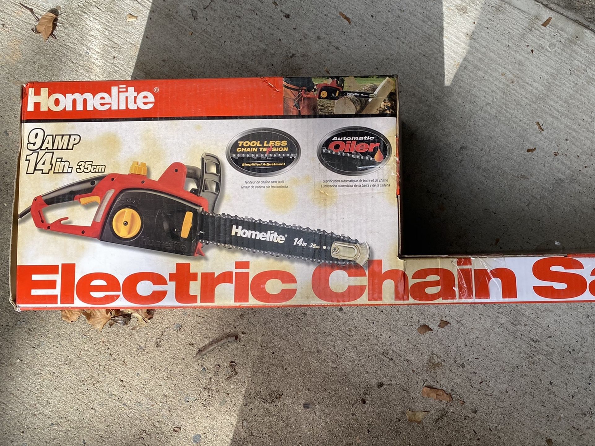 Brand New Homelite Electric Chainsaw