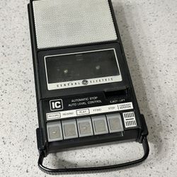 General Electric Portable Cassette Player