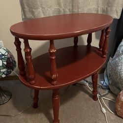 Red Side Table/nightstand