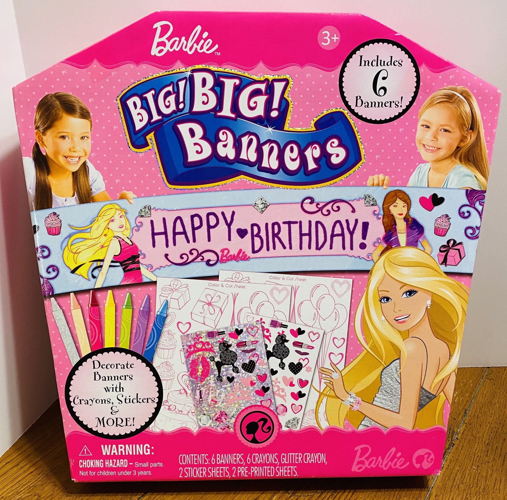 Barbie Big! Big! Banners Kit (Ages 3 & Up)