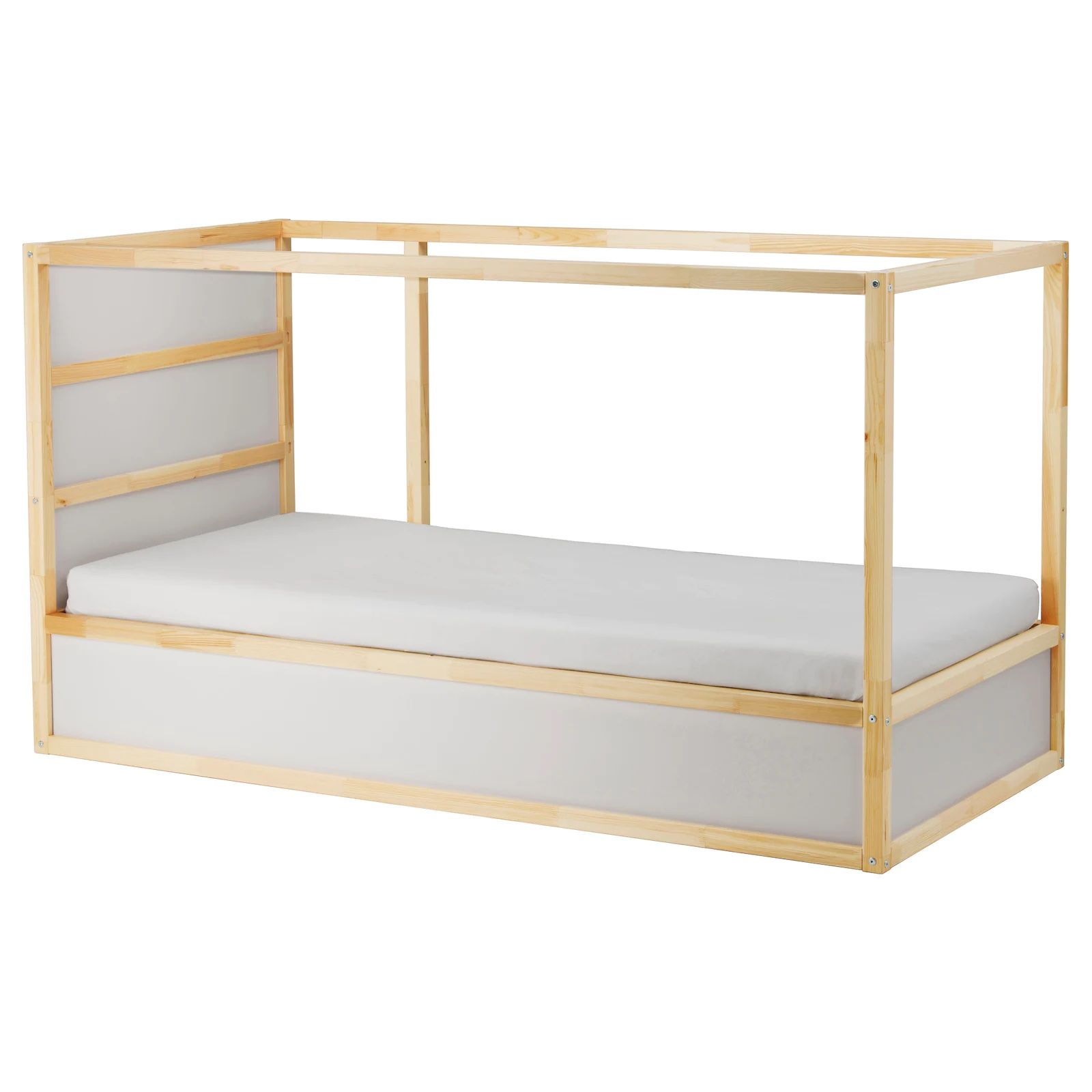 Twin Bed Reversible White/Pine
