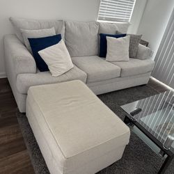 Sofa Bed And Storage Ottoman 