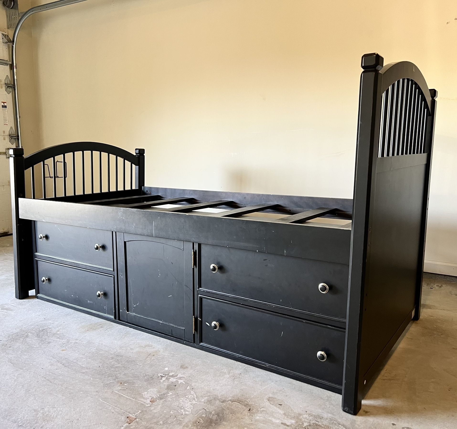 Twin Bed Frame With Drawers Under