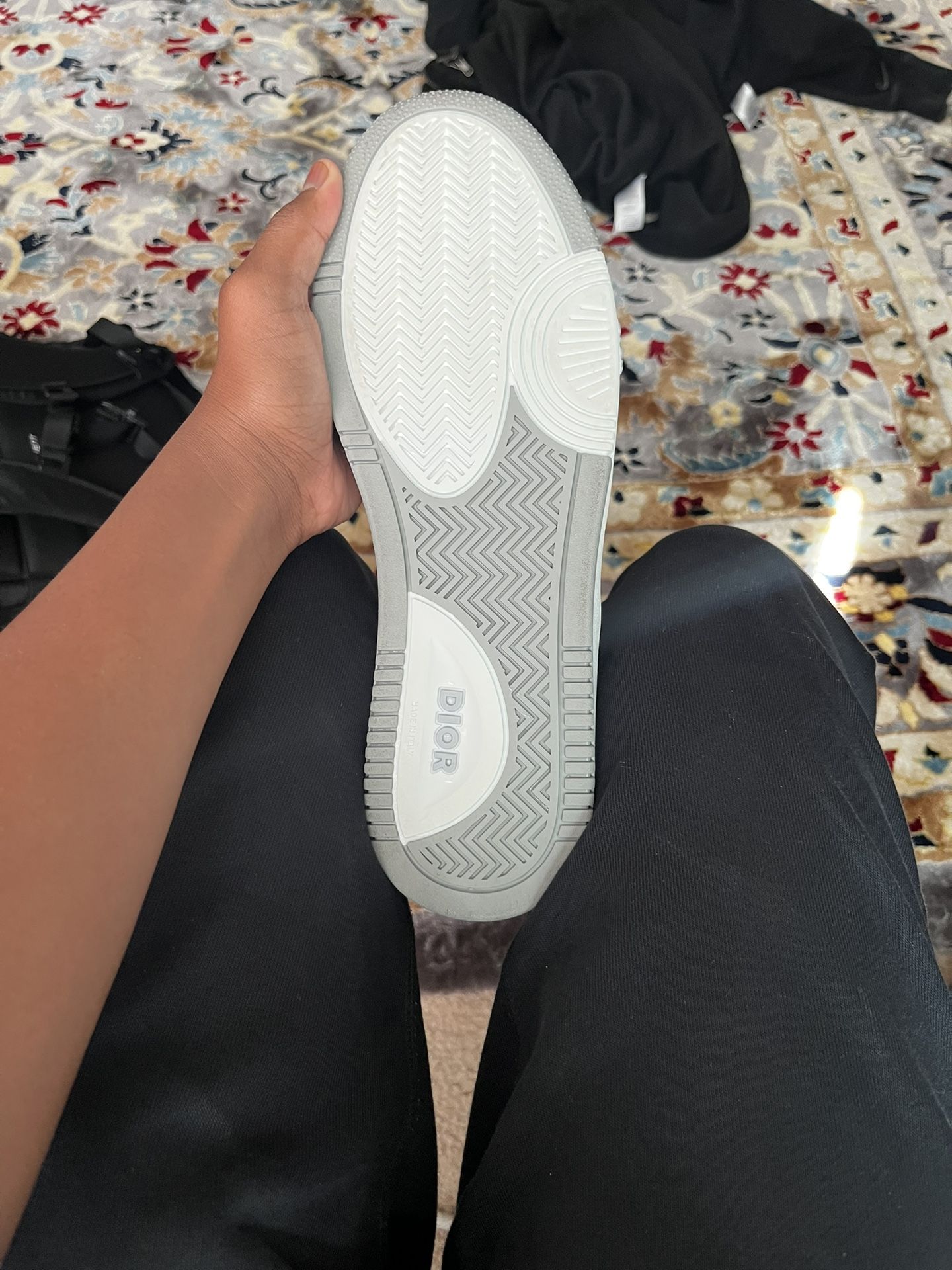 Dior B27 Lows white, and beige color way