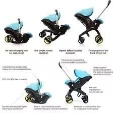 0-36mo Infant 4-in-1 Car Seat Stroller