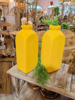 Yellow vase