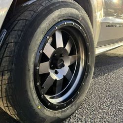 20" Raceline Wheels And Tires 275/55/20 Giovanna 