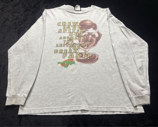 Boy XL Vintage 1996 Looney Tunes Space Jam Taz Basketball Long Sleeve Tshirt