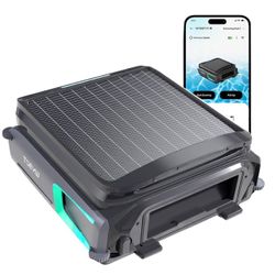 (2025 Upgraded) WYBOT F1 Solar Powered Robotic Pool Skimmer – 24/7 APP-Controlled Leaf Skimmer for Surface Cleaning, Smart Obstacle Avoidance, Works f