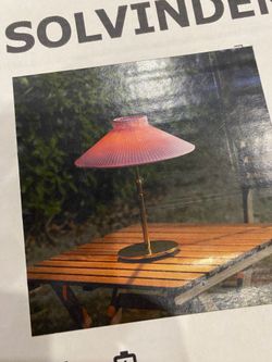 Brand New Pink & Gold SOLVINDEN Lamp