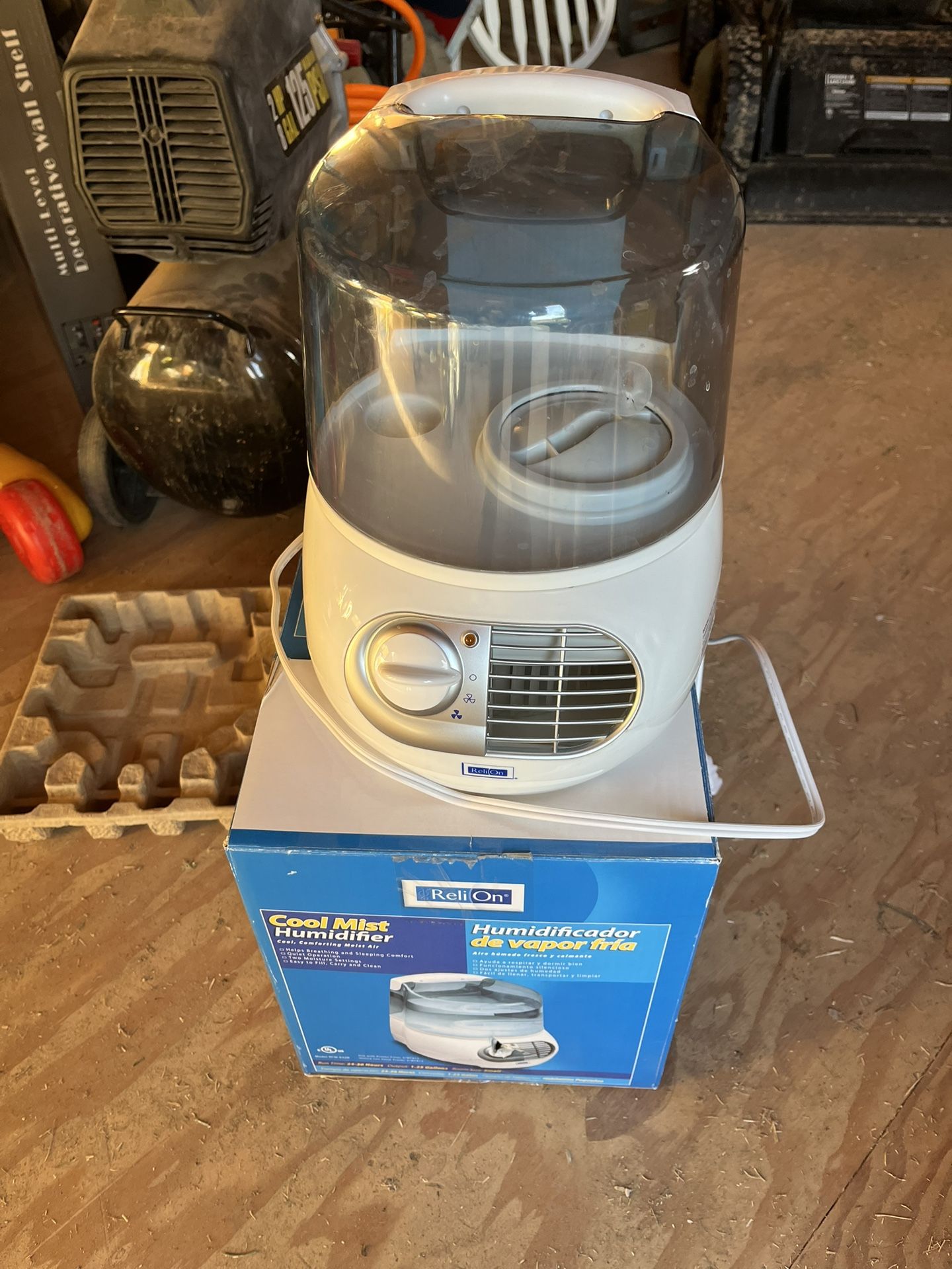 Humidifier cool mist 1.25 gallon