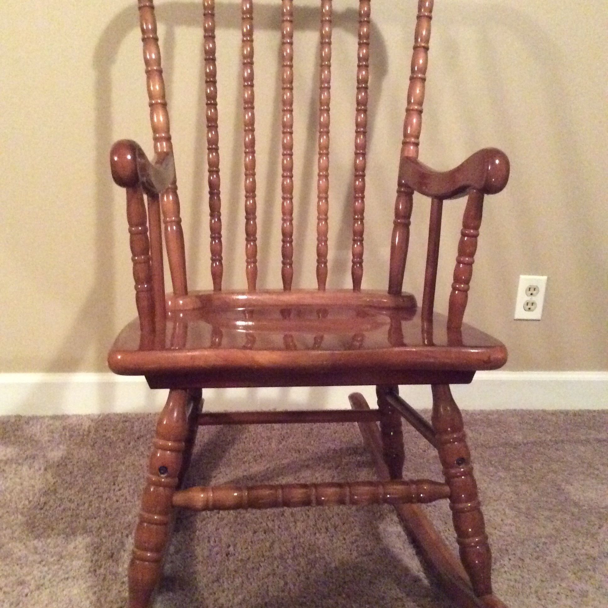 Vintage jenny lind rocking chair sales