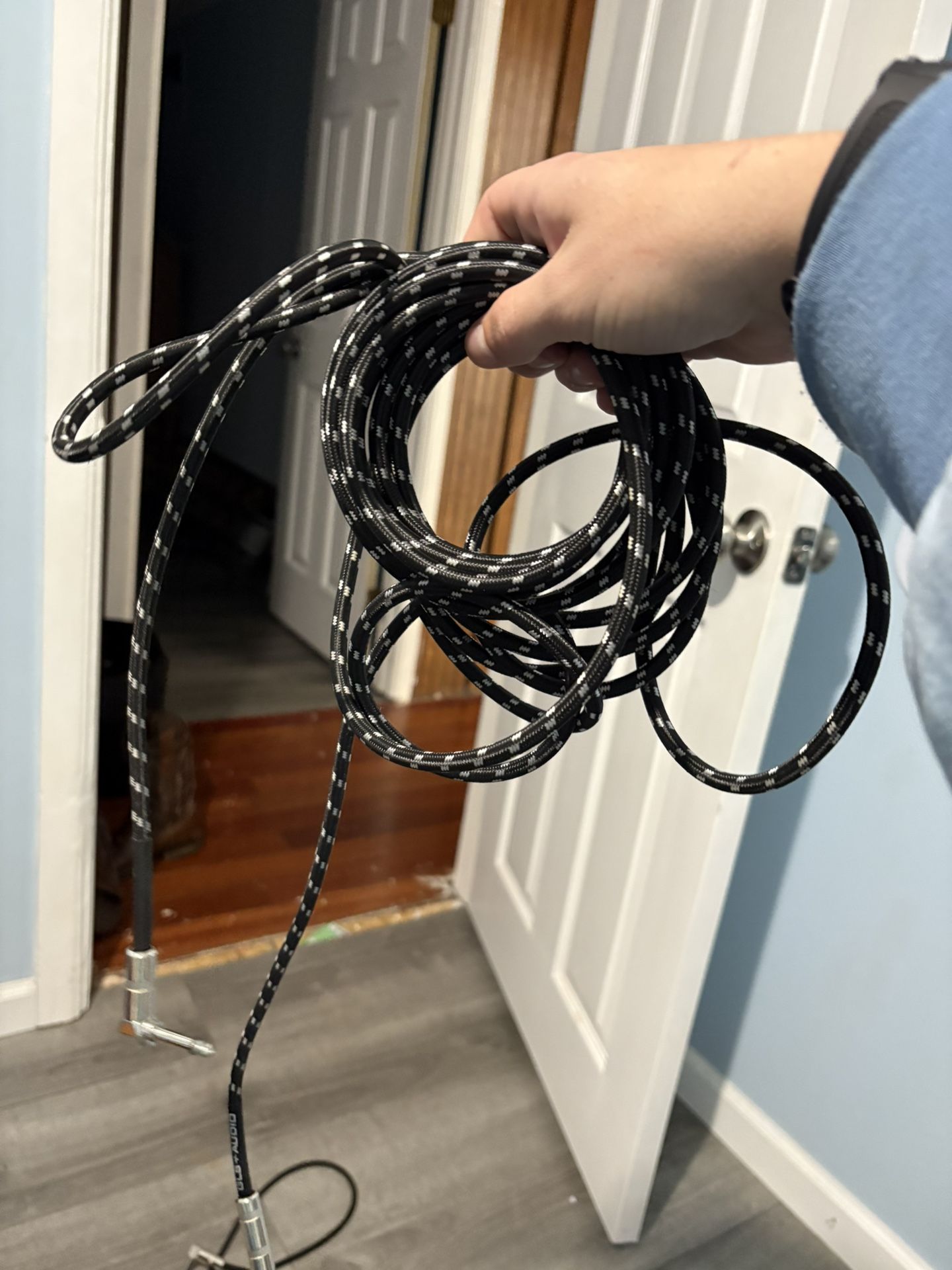 Acoustic Electric And Bass With Cables And Soft Carry Bad For Acoustic And Straps