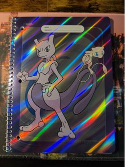 Target x Pokémon Mewtwo & Mew Spiral Notebook (Trapper Keeper Style)