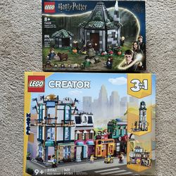 Lego Set 31141 Main Street + 76428 Hagrid’s Hut Harry Potter 