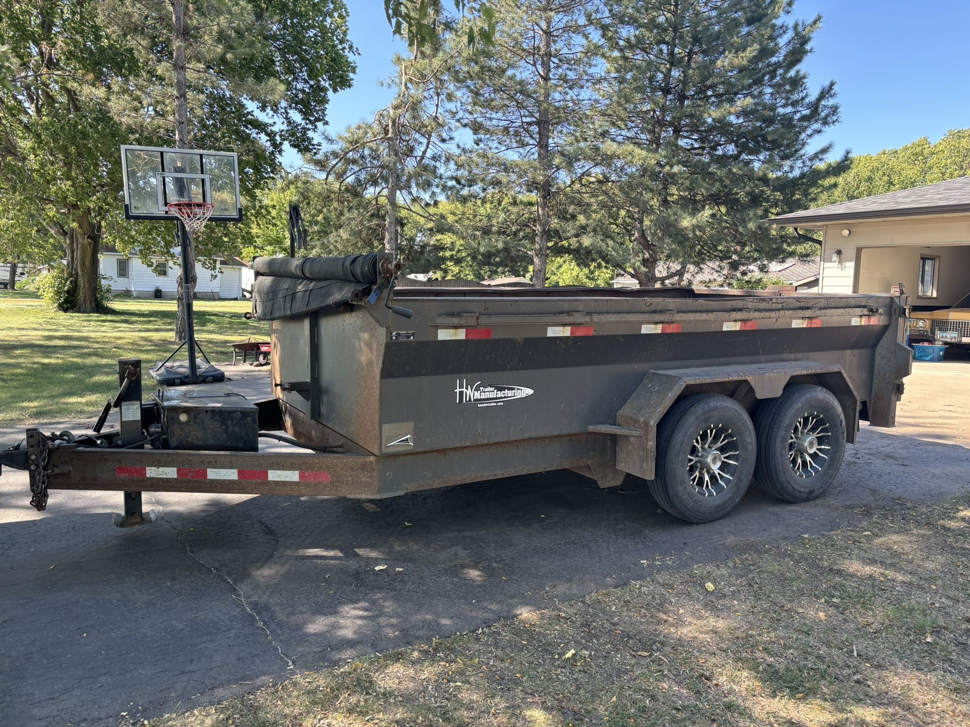 2019 H&W 7x14 Dump Trailer