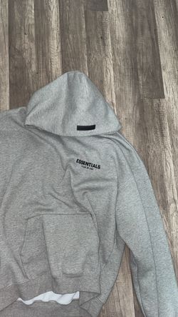 ESSENTIALS HOODIE DARK GREY XL