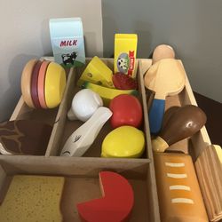 Wooden Toy Food 