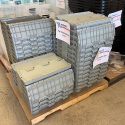 Storage Containers Black Yellow Clear Grey