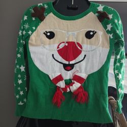 Girl's Christmas Ugly Sweater Size 6/7