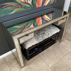 Mirrored Pier 1 Desk Vanity
