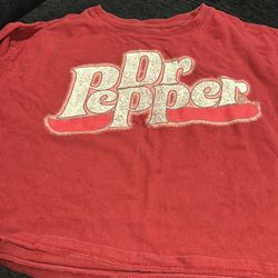 DrPepper crop shirt