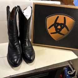 Ariat Sedona Men's Black Leather Western Cowboy Boots Style# 34601 Size 13D