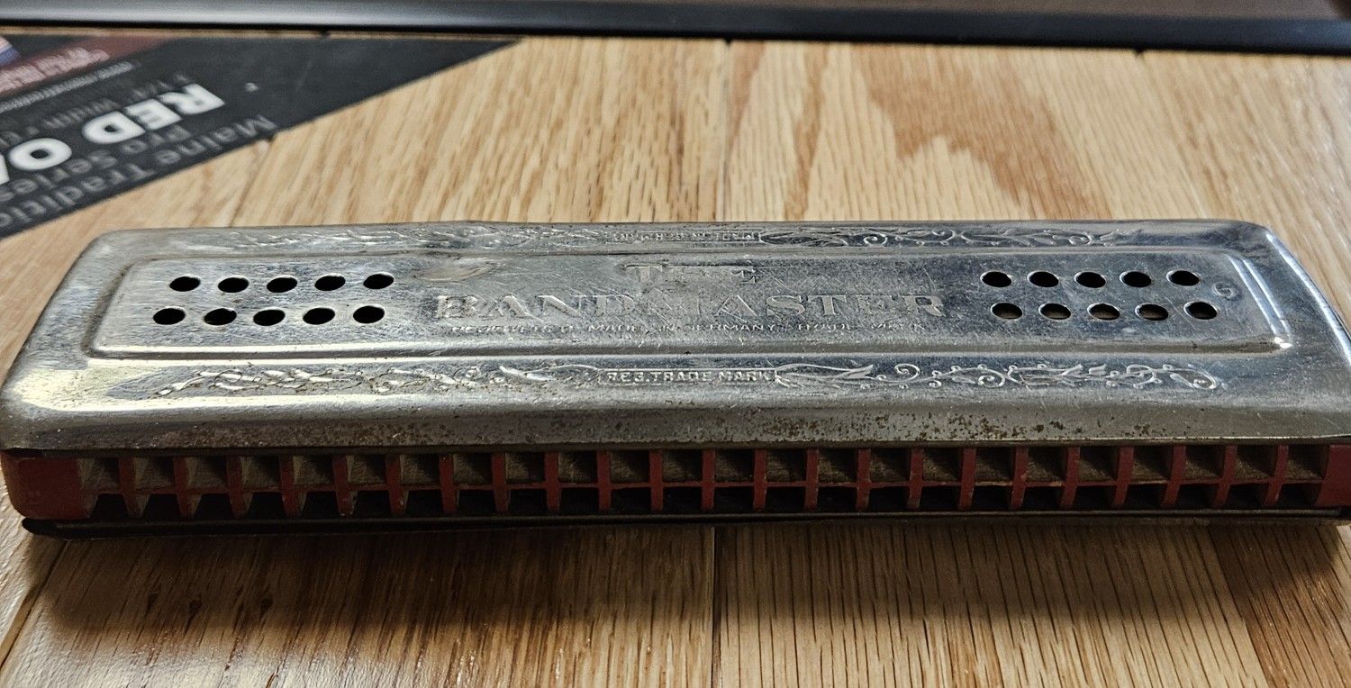 Vintage harmonica / Bandmaster DDR / Harmonica G major / C major