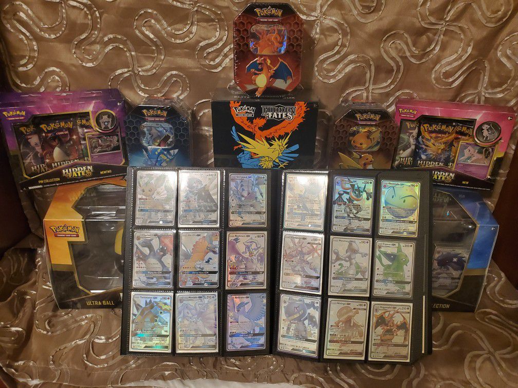 Pokemon hidden fates complete collection master set and all sealed set