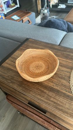 Rattan Key Bowl