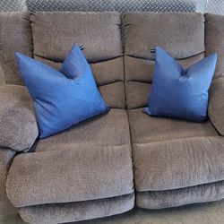 Gray Recliner Sofa