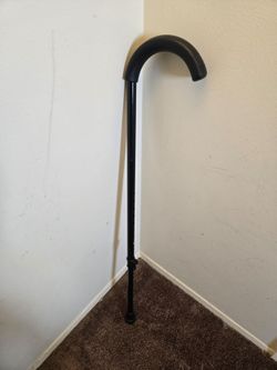 Black Adjustable Walking Cane