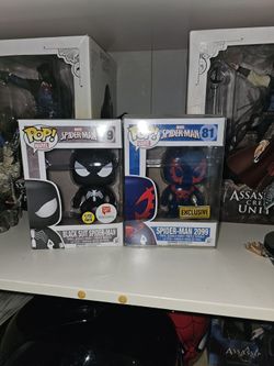 Spiderman 2099 And Black Suit Spiderman Pop⁸