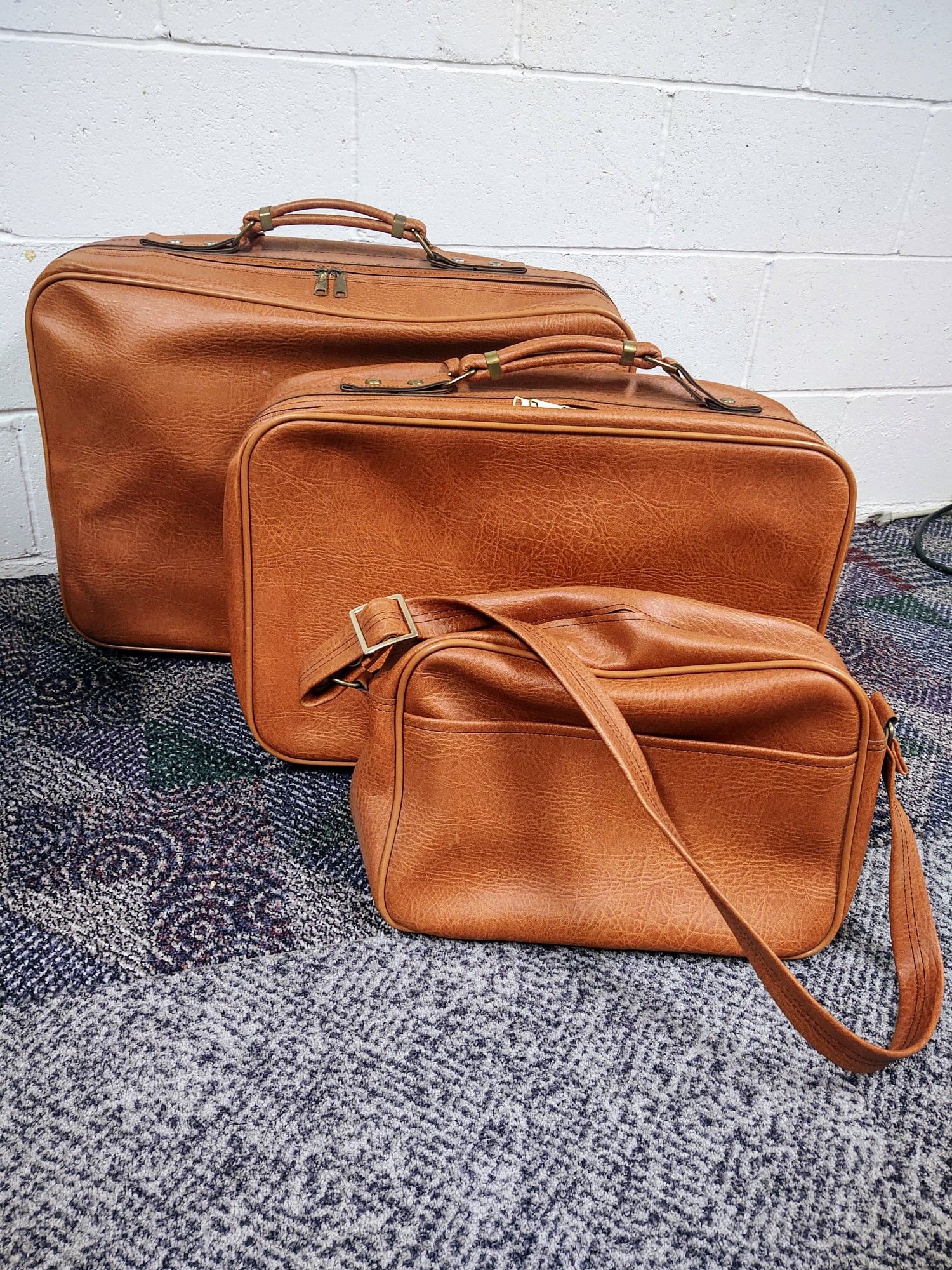 Vintage Mercury Luggage Set