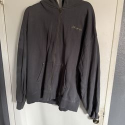 Young La Zip Up Hoodie L