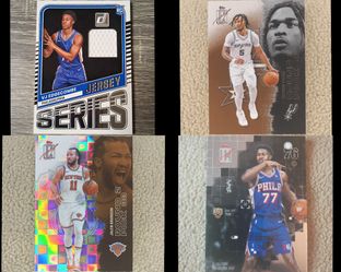 4 NBA Cards For 25 - VJ Edgecombe 2025-26 Donruss Jersey Series Patch Rookie
+ Stephon Castle 2025-26 Topps Signature Class Bronze Refractor + Jalen B