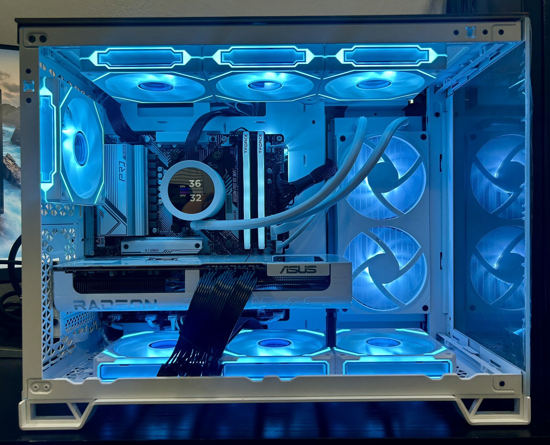 High End Gaming PC White Built