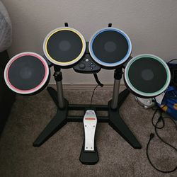 Wii Rockband Drum set no dongle
