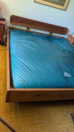 California king waterbed and frame