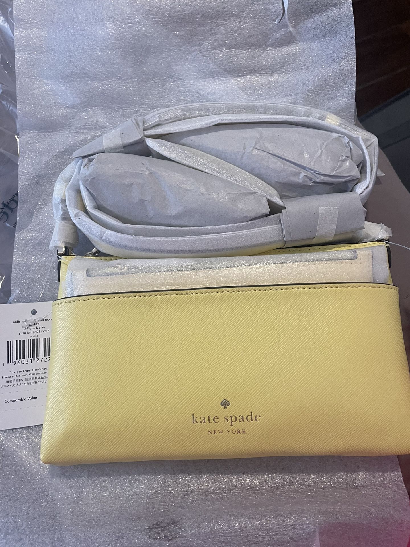Kate Spade Sadie Leather Crossbody + Matching Wallet (NWT, Retail $249)