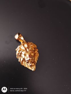 Gold Lions Head 18k 13g