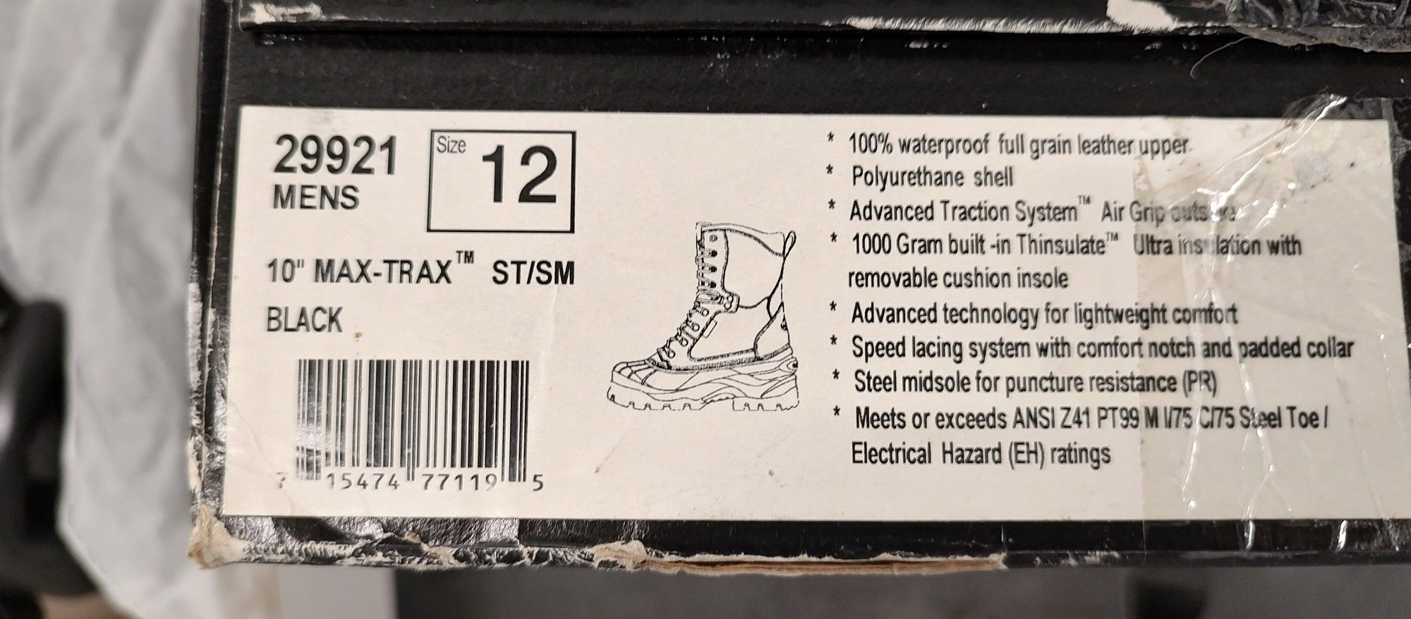 La Crosse Size 12 Snow Boot (New)