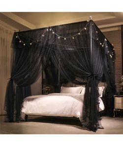 Ruffle Bed Canopy Curtain obo