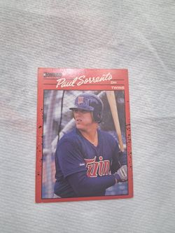1990 Paul Sorrento,  Donruss RC error after INC. Rare