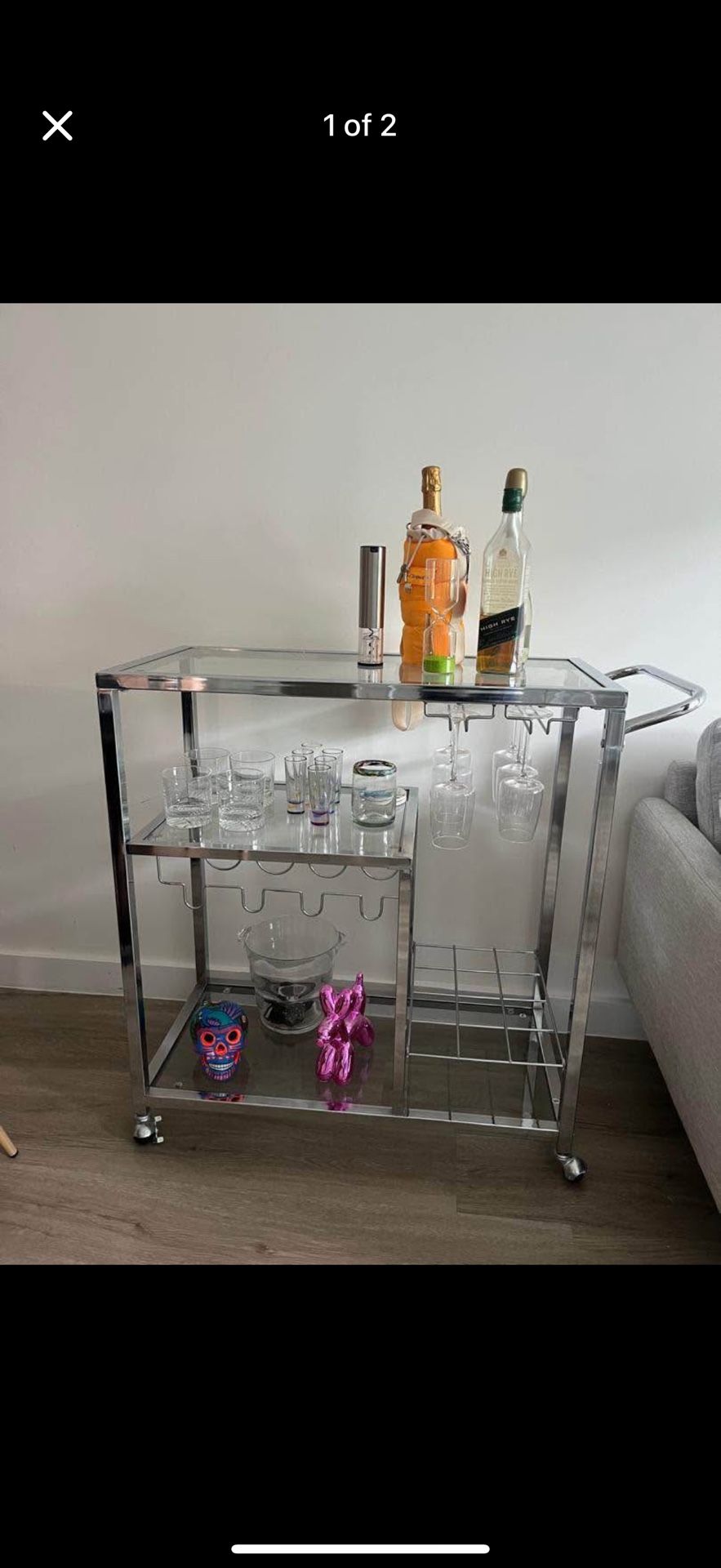 Mini Bar Cart