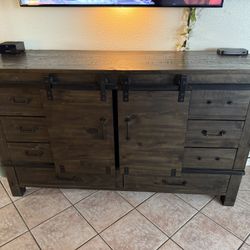 Media Chest, Rustic, Pine solid, Tv Stand, Entertainment Center