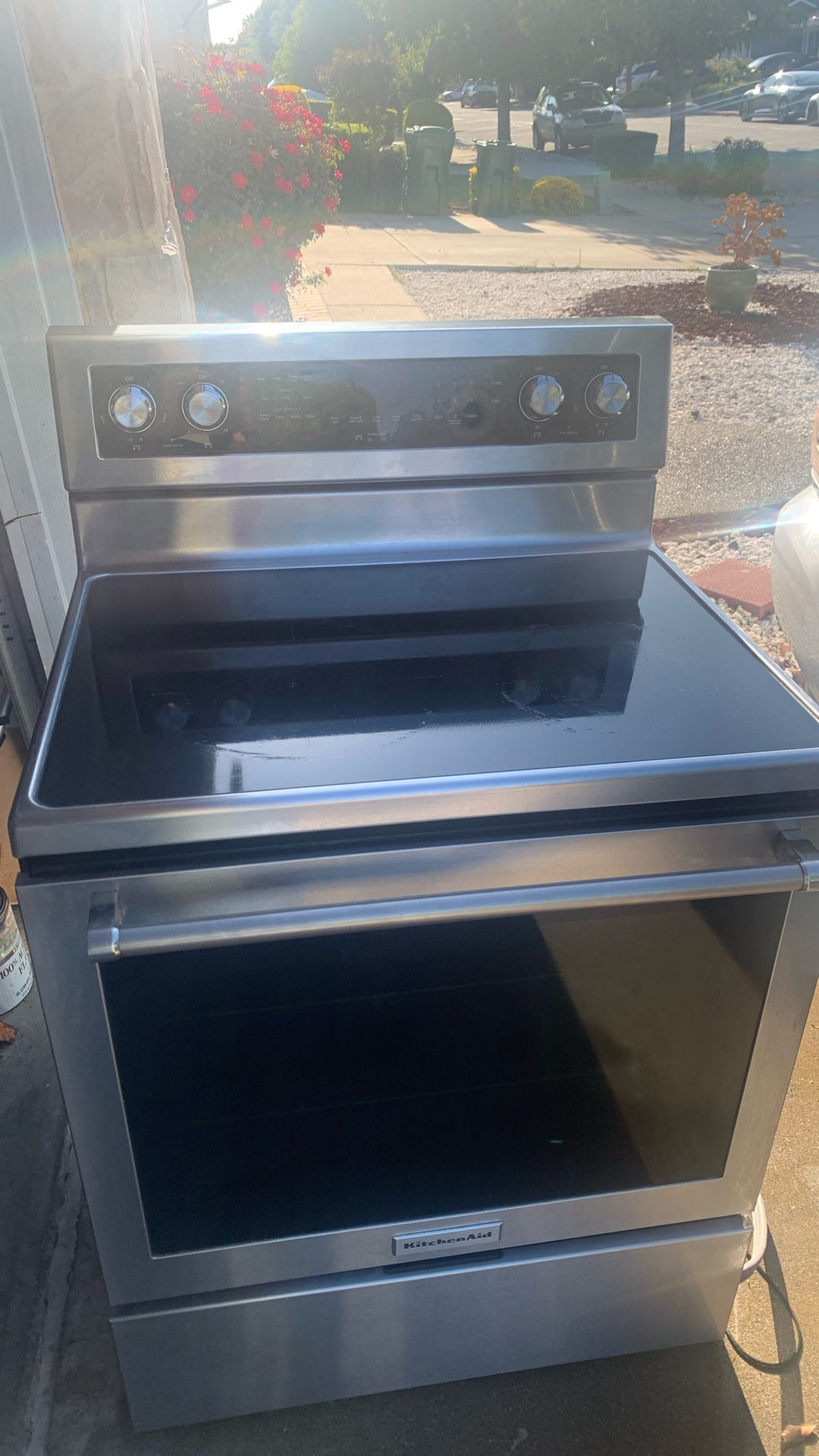KITCHEN AID ELECTRIC STOVE