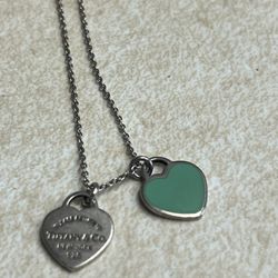 Tiffany necklace Double Heart