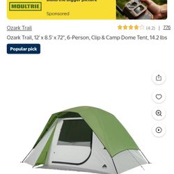 Ozark Trail 6 Man Tent
