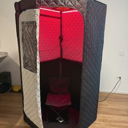 Portable FAR infrared Sauna W/ Red Light Therapy